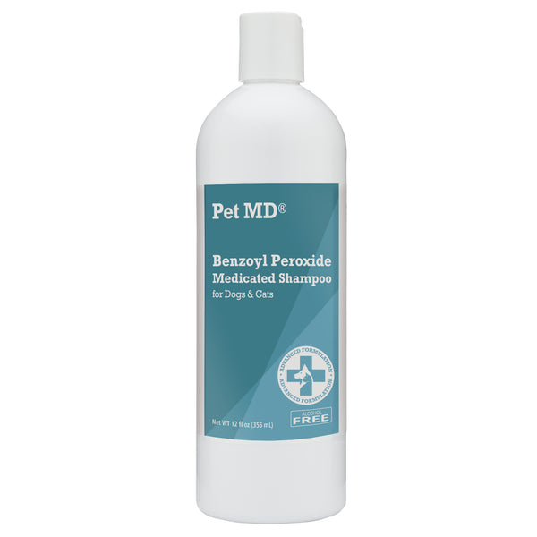 Benzoyl Peroxide Shampoo for Dogs and Cats – 12 oz