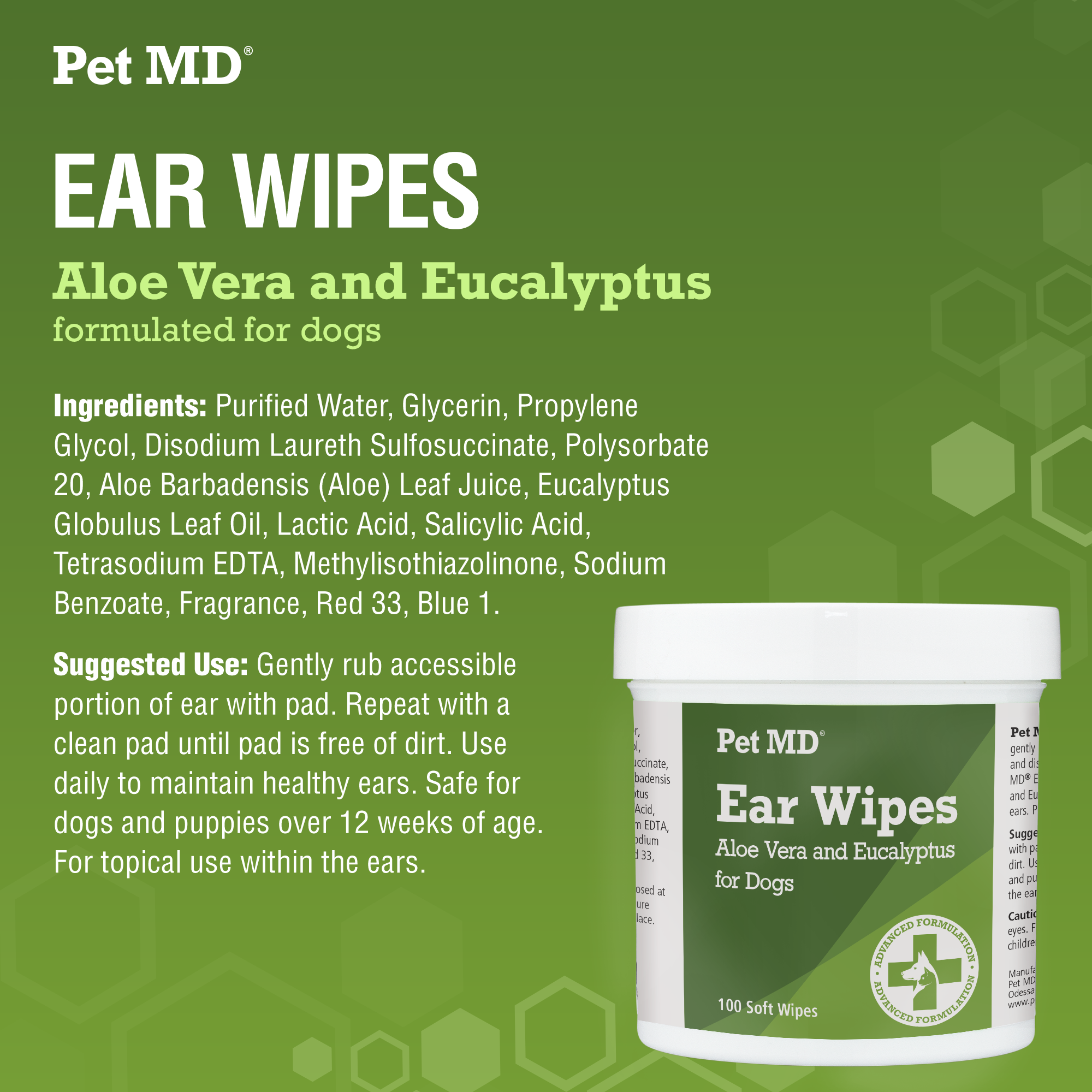 Preva wipes top for dogs