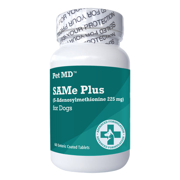 SAMe Plus S-Adenosyl 225MG Liver Supplement for Dogs - 60 Count