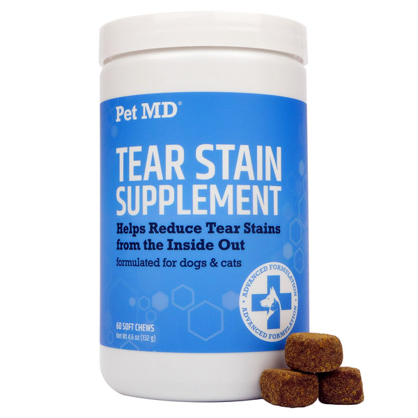 Tear Stain Remover for Dogs & Cats - 60 Count