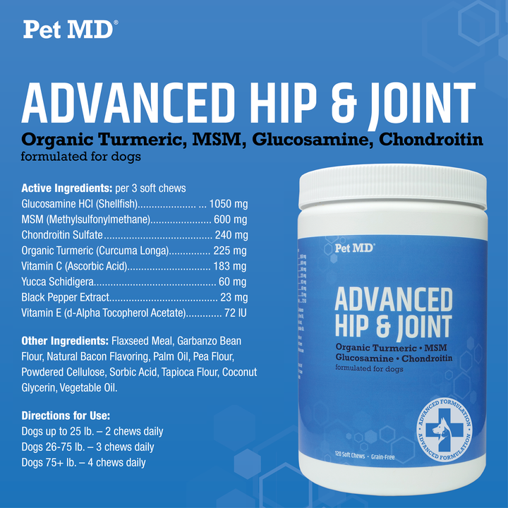 Advanced hip and joint supplement for dogs 2025