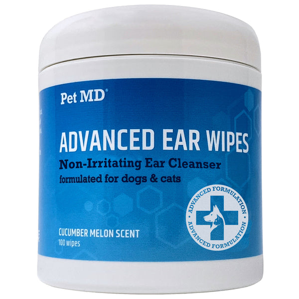 Advanced Ear Wipes for Dogs & Cats - 100 Count