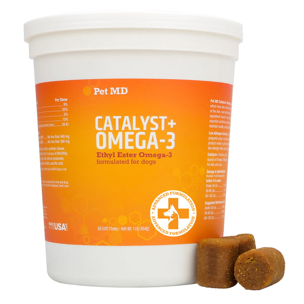 Catalyst Plus Ethyl Ester Omega 3 Chews for Dogs - 60 Count
