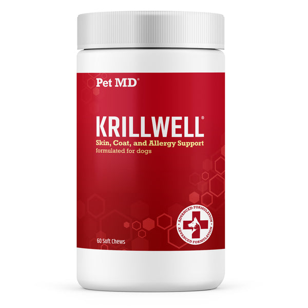 Pet MD KrillWELL Soft Chews with Krill for Dogs - 60 & 120 Count