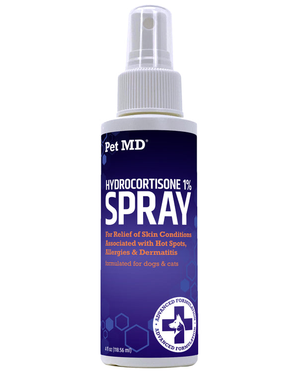 Hydrocortisone Quick Relief Spray for Dogs, Cats & Horses - 4 oz