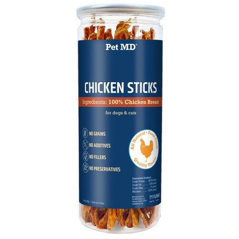 Pet MD Chicken Sticks for Dogs & Cats (6oz)
